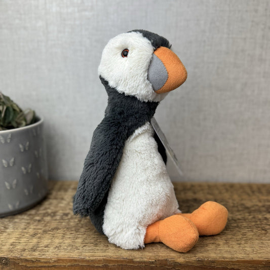 Jellycat Medium Bashful Puffin - Medium Soft Toy Beanie Rare Retired Beanie 12”