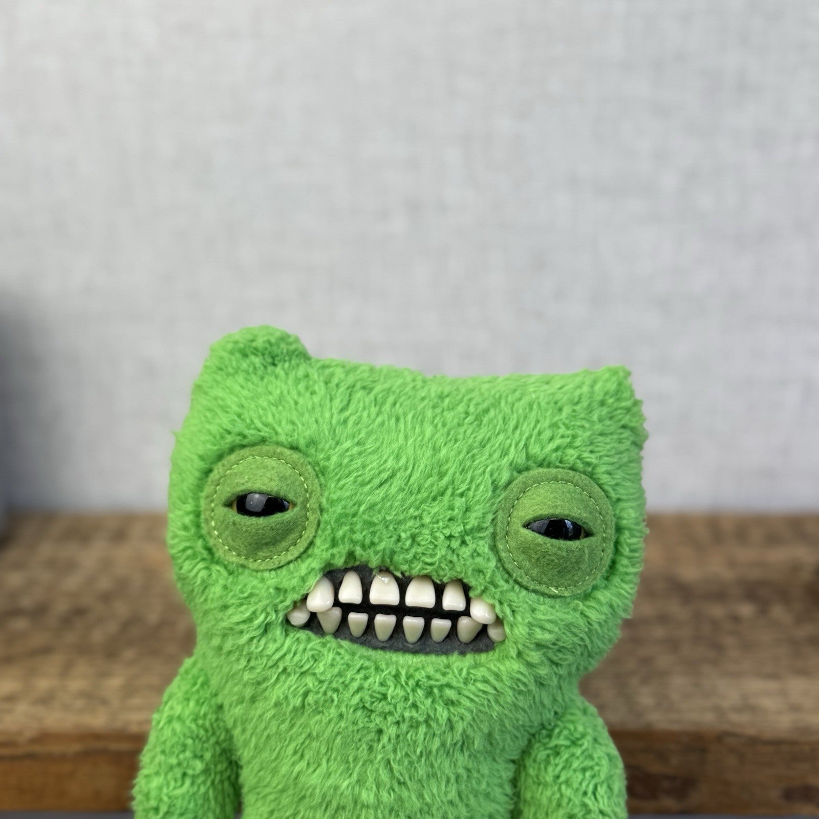 Fuggler Munch Munch Lime Green Funny Ugly Monster Plush Retired Munch Plush