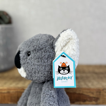 Jellycat Tumbletuft Koala - Grey Koala Bear Soft Toy Beanie Textured 8” New Tags
