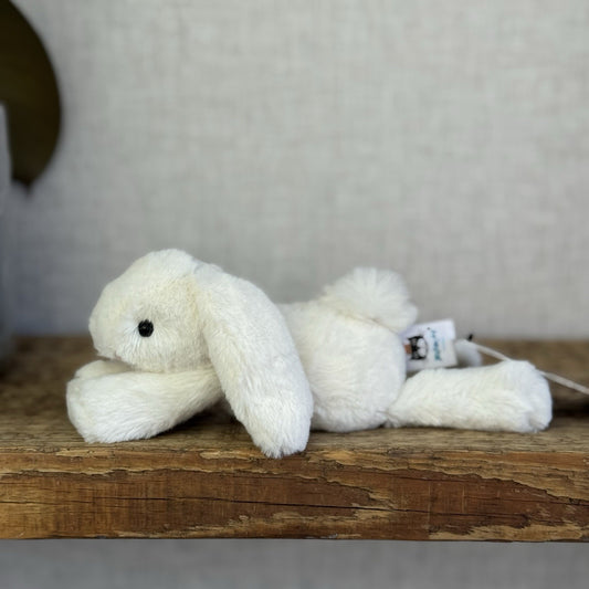 Jellycat Tiny White Smudge Bunny Rabbit - White Company Exclusive Smudge 8” (#2)