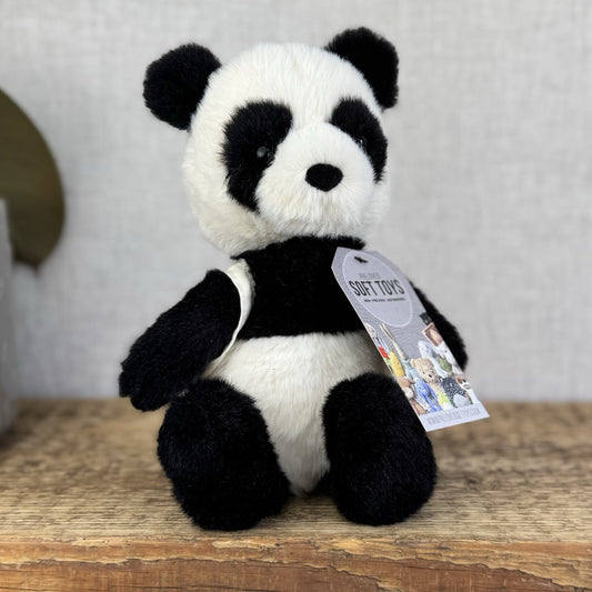 Jellycat Backpack Panda - Panda With Backpack - Small Fluffy Panda Plush 10”