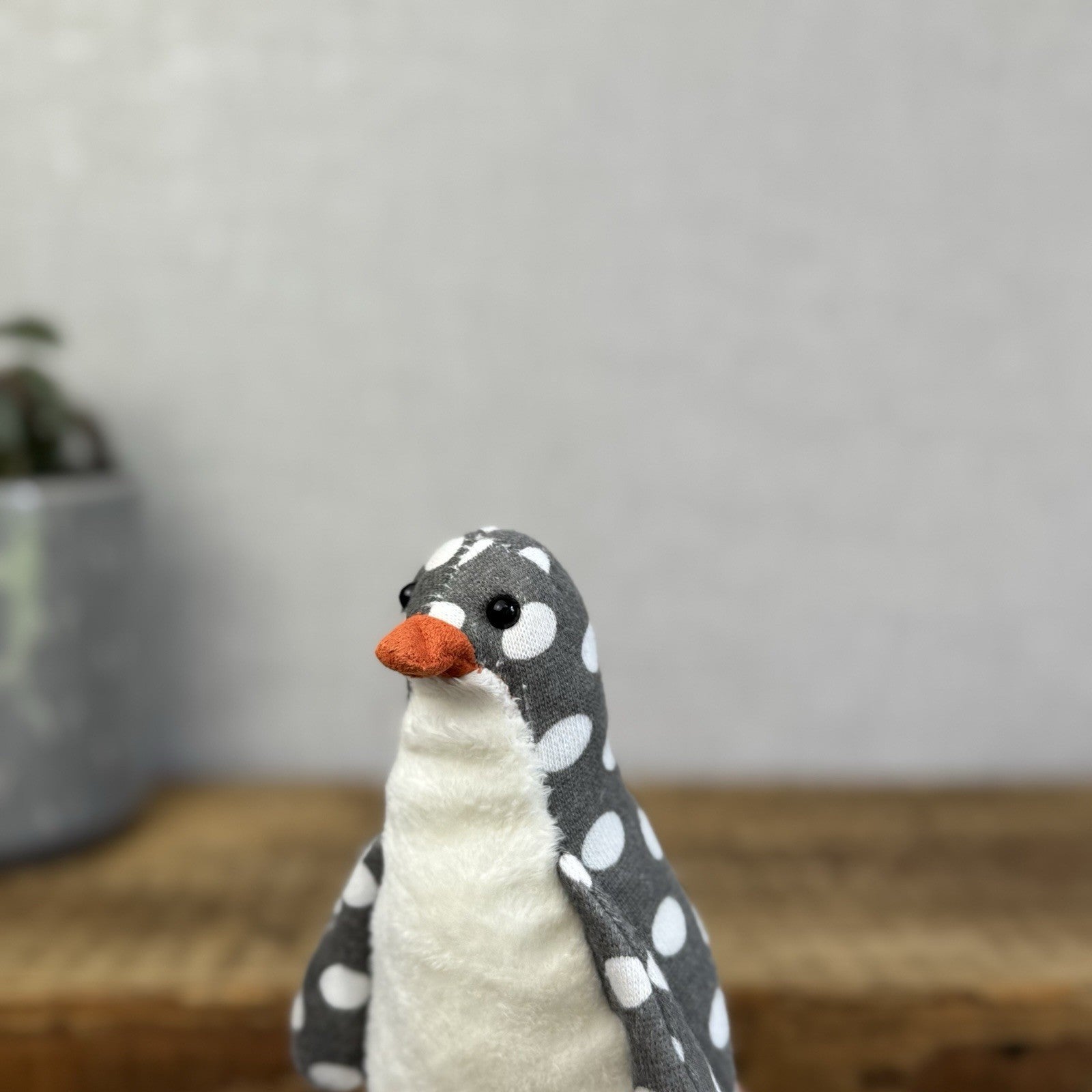 Jellycat Polka Dot Penguin - Miniature Cotton Spotty Penguin Plush Fluffy Belly