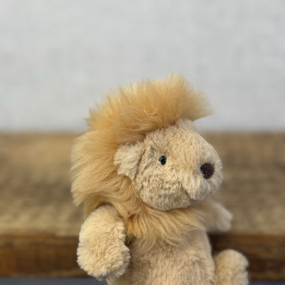 Jellycat Poppet Lion (John Lewis Variation) Small Beanie Lion Soft Toy Rare 5”