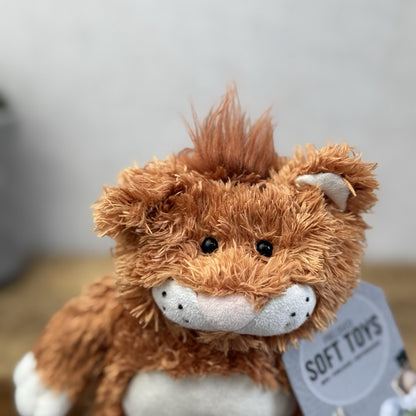 Jellycat Fred The Alley Cat - Vintage Ginger Scruffy Cat Soft Toy Collectible 8"