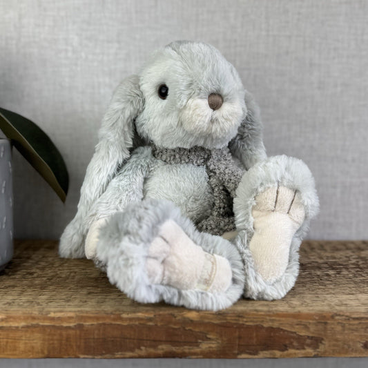 Barbara Bukowski Athos Blue/grey Rabbit - Soft Toy Rare Beanie Lop Ear Bunny 14”