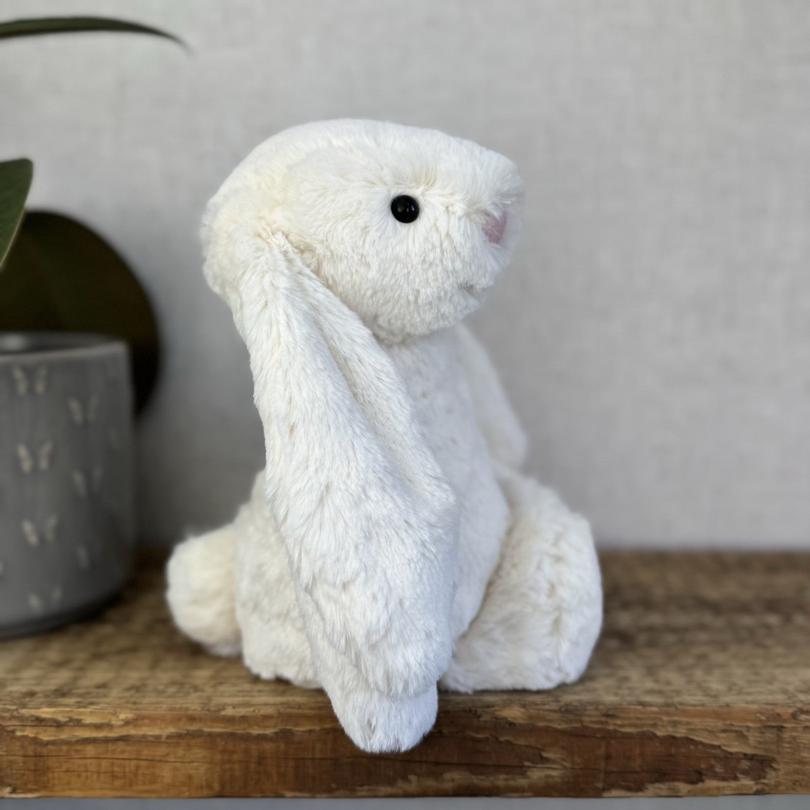 Jellycat Medium Cream Bashful Rabbit - Cream Off White Medium Bunny 12” New Tags