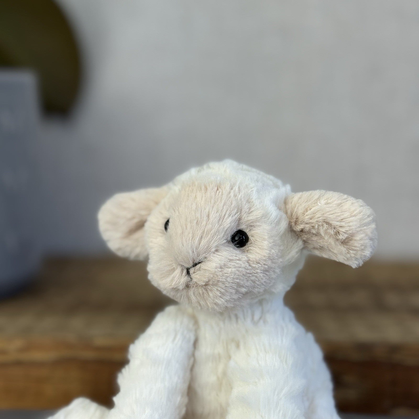 Jellycat Tiny Baby Fuddlewuddle Lamb - Baby Pocket Pal Beanie White Lamb 4” (#1)