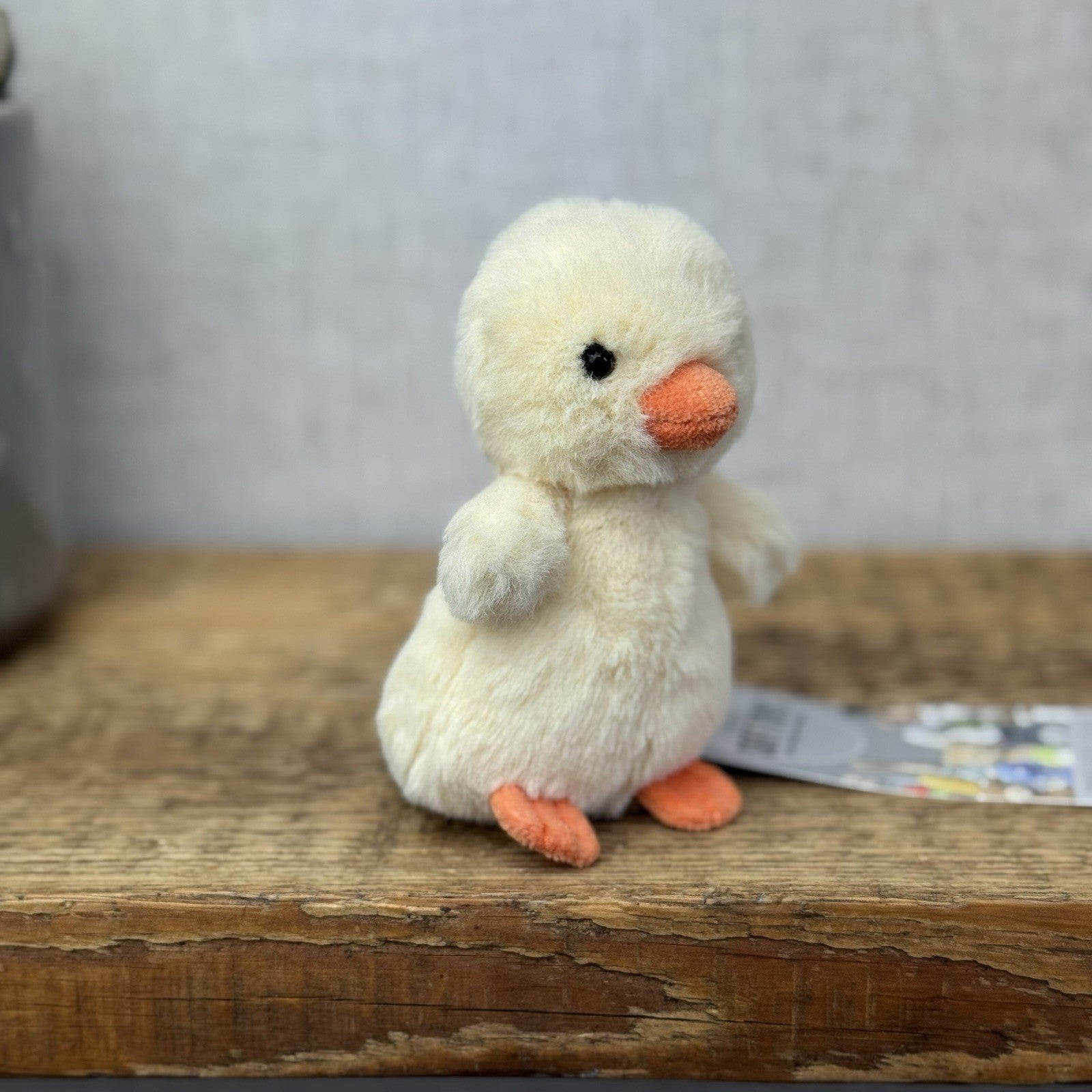 Jellycat Fluffy Chick - Tiny Yellow Fluffy Chick Bird Soft Toy Retired 4” (#2)