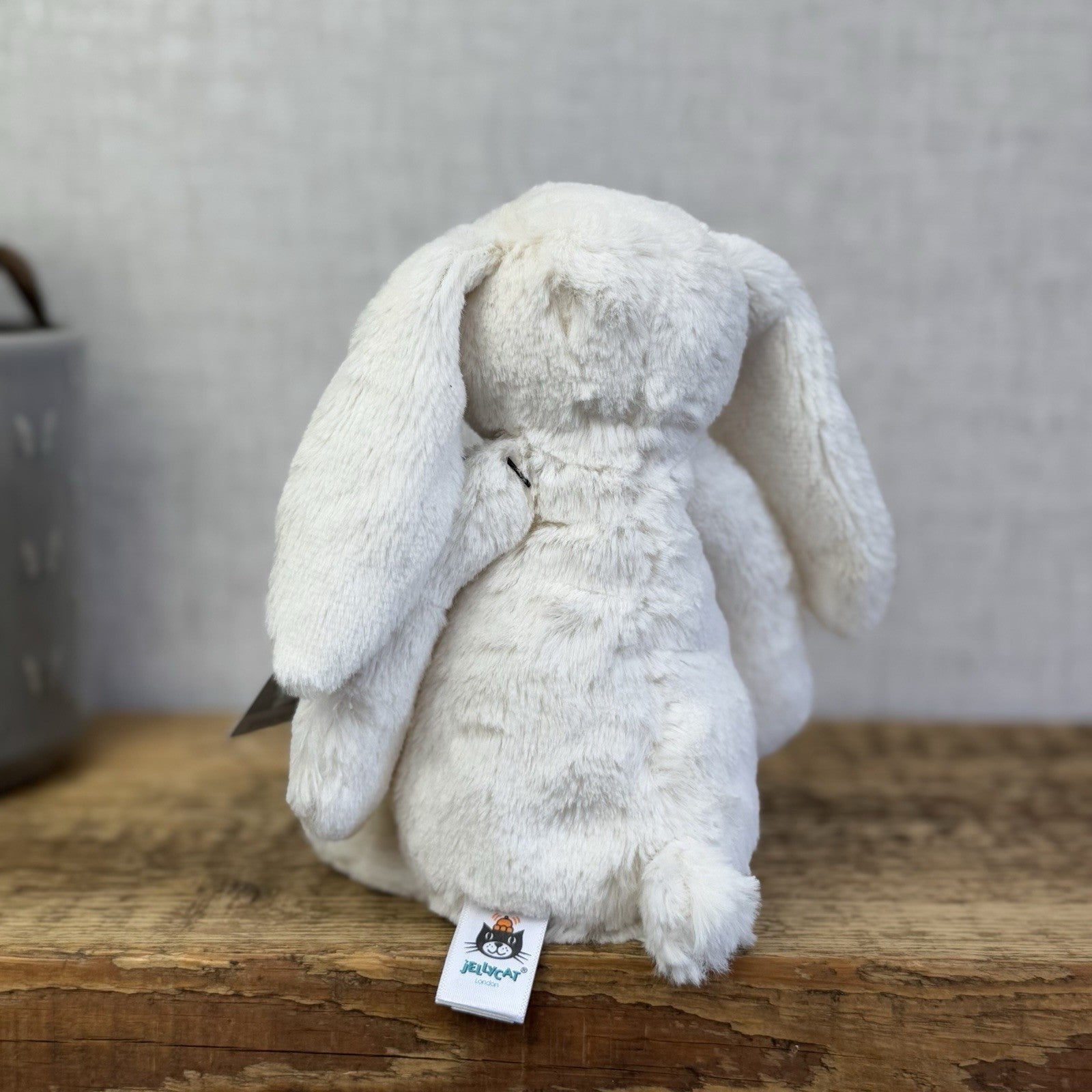 Jellycat Small Bashful Cream Blossom - Cream Bunny Floral Ears & Feet 8”
