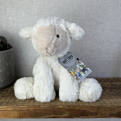 Jellycat Smudge Lamb - Medium Lamb Floppy Soft Toy Retired Cream/Off White Sheep