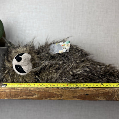Jellycat Cyril Sloth - Fluffy Grey/brown Sloth Soft Toy Retired Rare Beanie 14”
