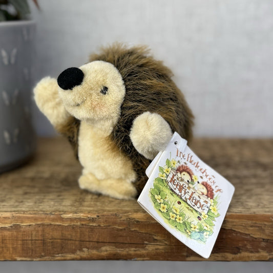 Russ Berrie - Hedghogs Of Leafy Lane - Mini Hedghog Vintage Plush With Tags New