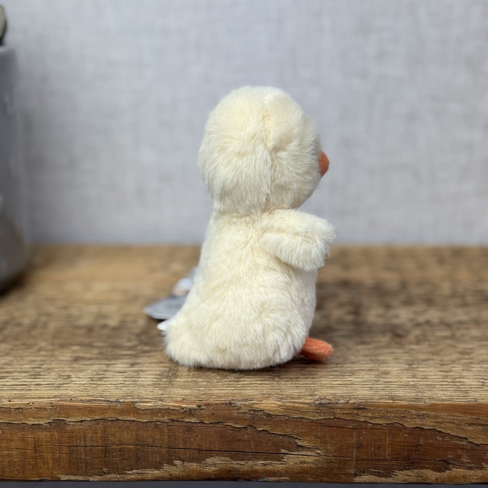 Jellycat Fluffy Chick - Tiny Yellow Fluffy Chick Bird Soft Toy Retired 4” (#2)