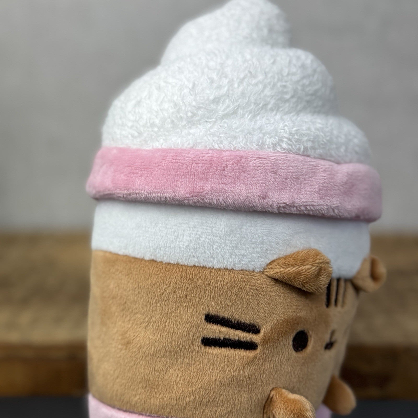 Gund Pusheen Cat - Pusheen Iced Coffee Soft Toy Collectible 10"