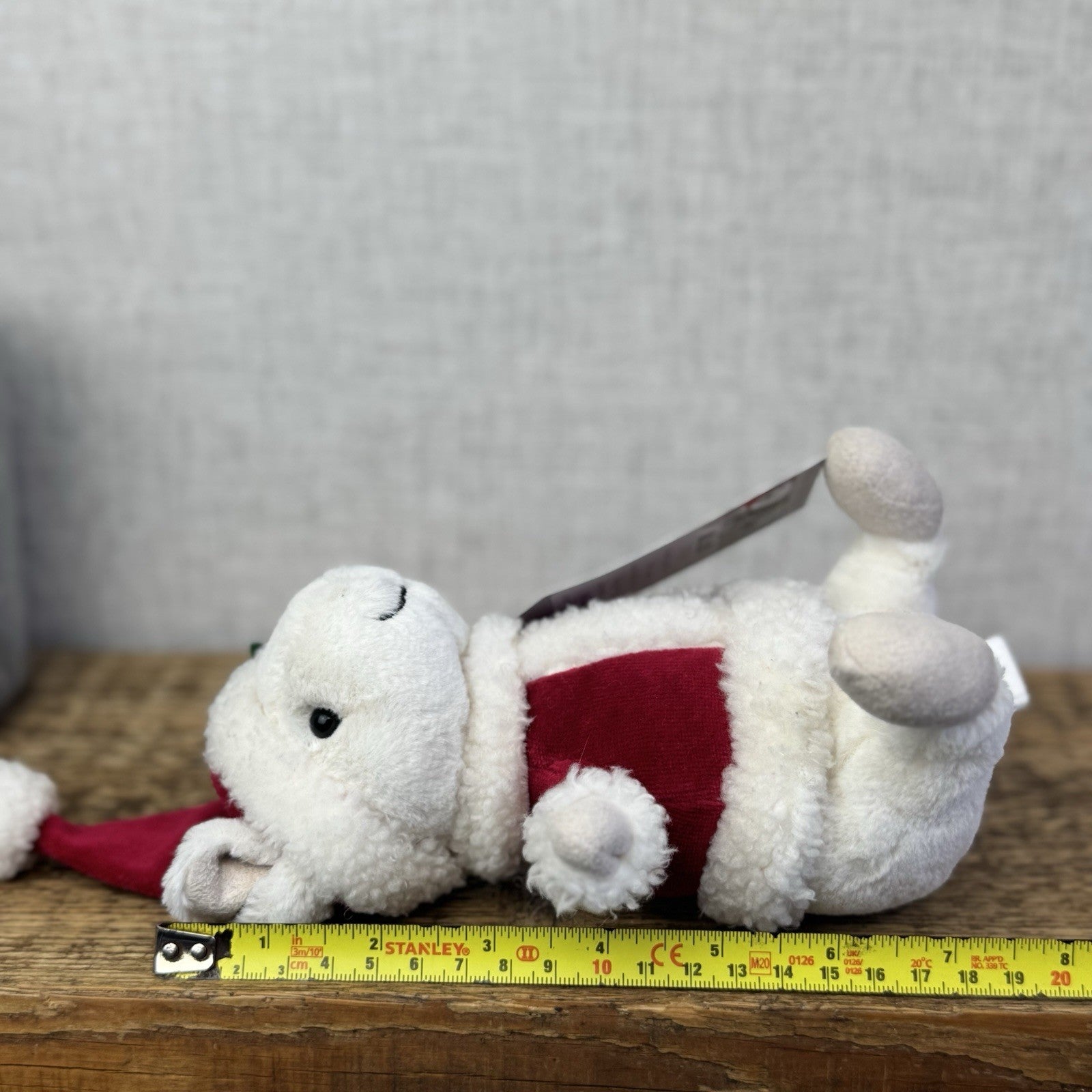 Jellycat Merry Mouse - Mouse In Santa Outfit Retired Christmas Mouse 8"