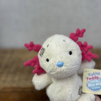 Blue Nose Friends Eduado The Axolotl White/pink Rare Collectible (imperfect Tag)