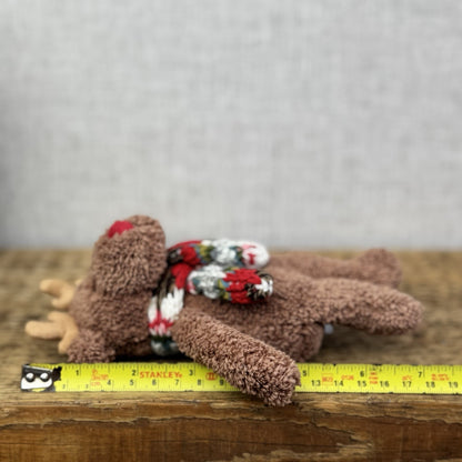 John Lewis Christmas Mini Cozy Reindeer - Knitted Jumper (Jellycat Collab)