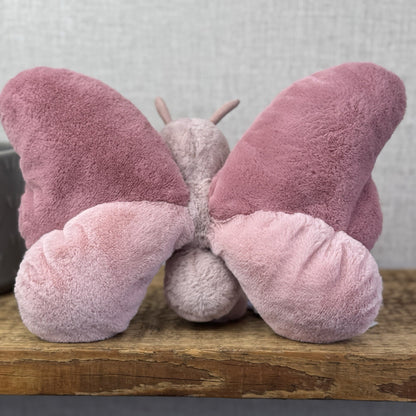 Jellycat Medium Beatrice Butterfly - Soft Pink Butterfly Beanie Display Retired