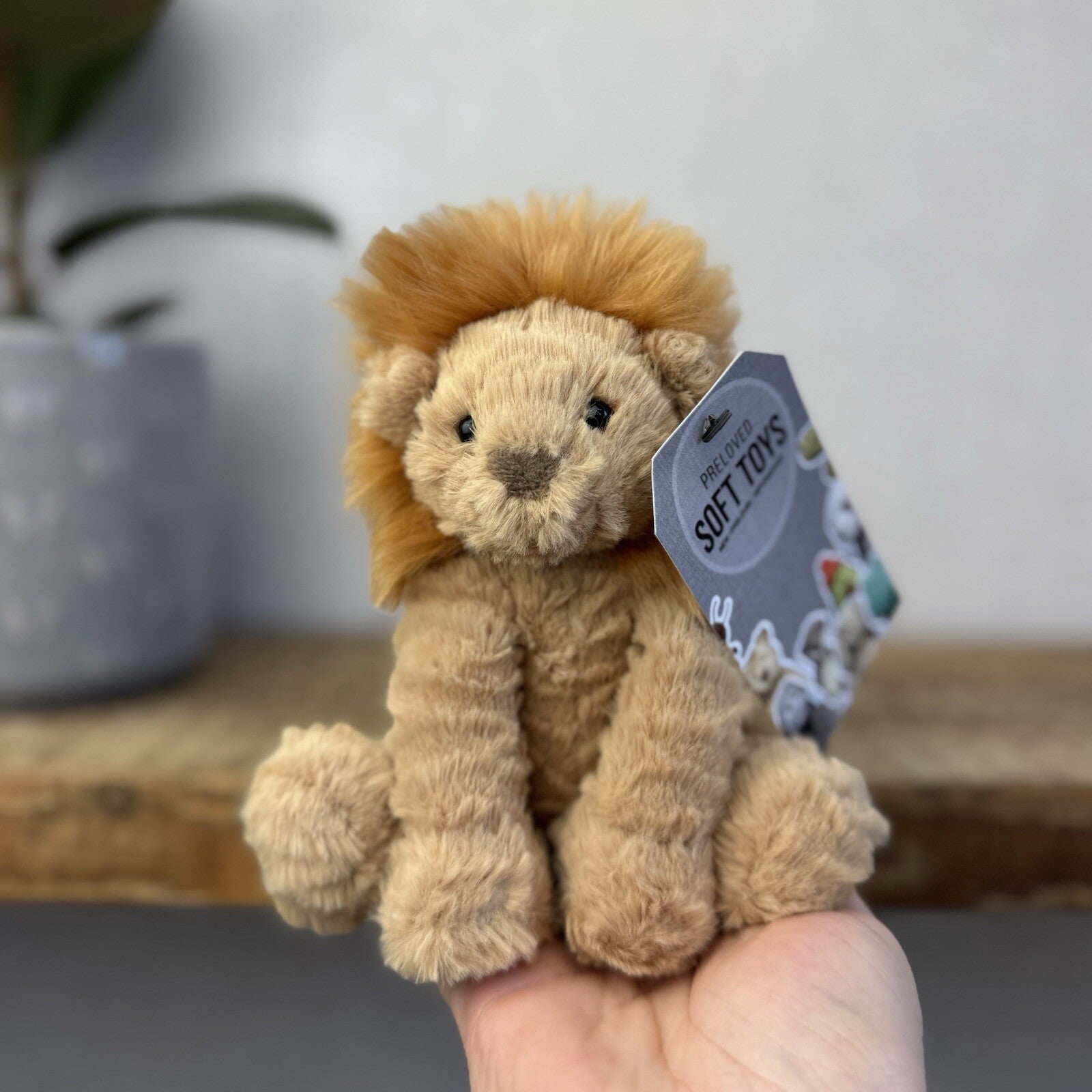 Jellycat Tiny Fuddlewuddle Lion - Tiny Fuddlewuddle - Baby Fluffy Lion 5" (2)