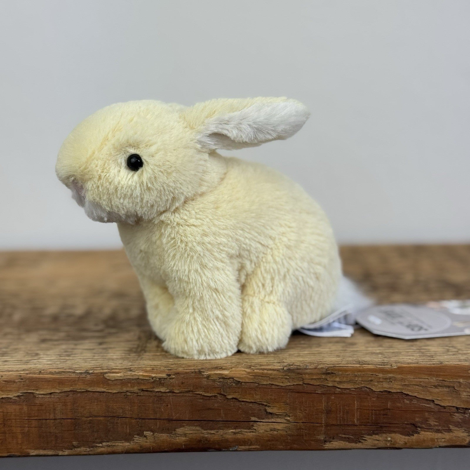 Jellycat Minilop Lemon Bunny - Small Lop Ear Bunny Yellow Retired 5"