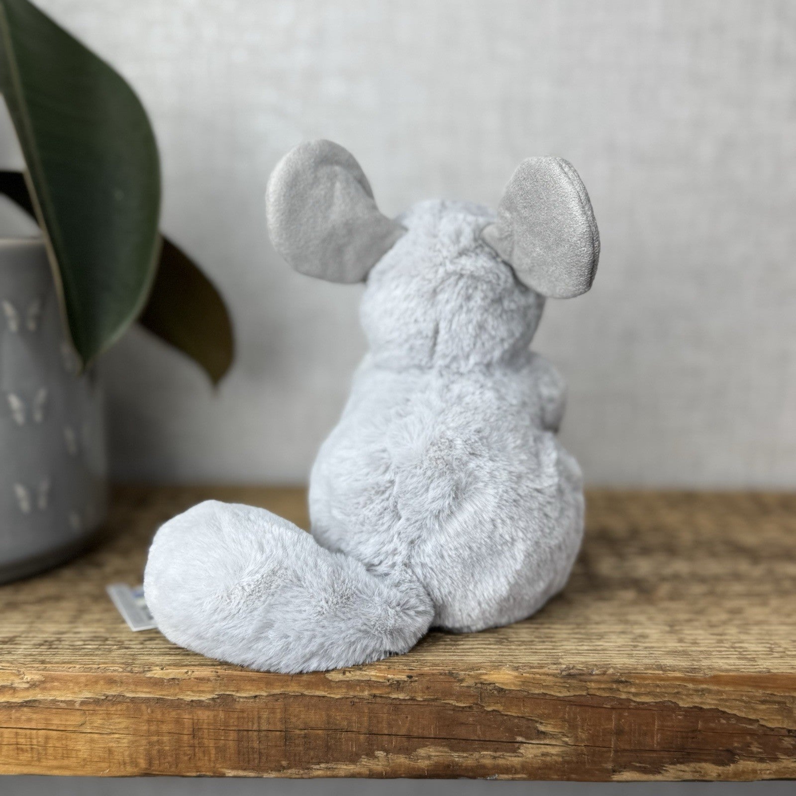 Jellycat Misty Chinchilla - Silver Grey Small Chinchilla Beanie Retired 6” (#2)