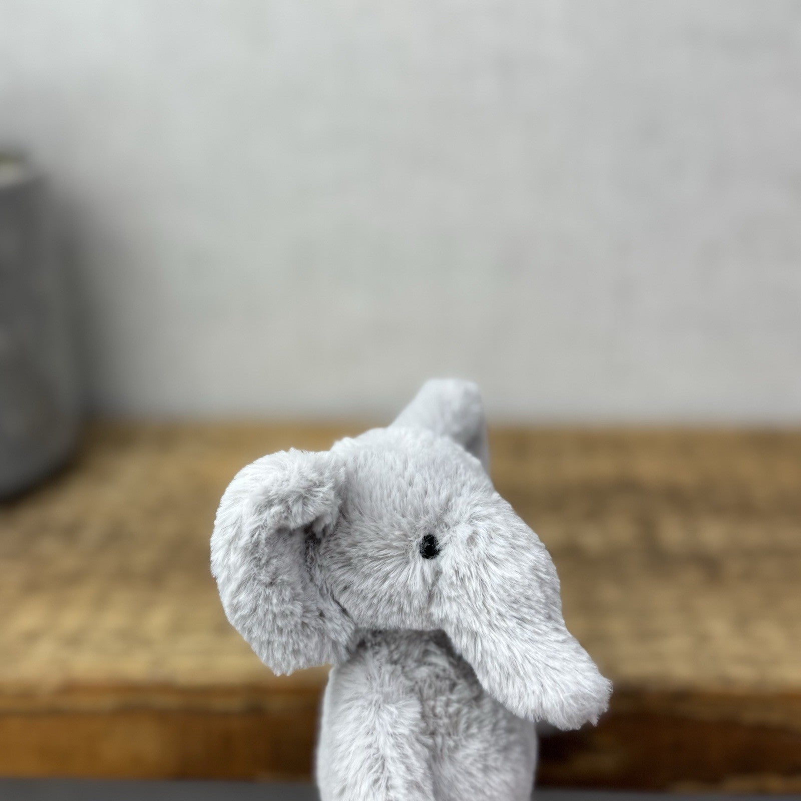 The Little White Company Tiny Bashful Grey Elephant - Mini Elephant (Jellycat) 