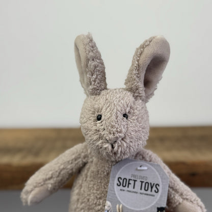 Jellycat Lil Slackajack Bunny - Tiny Vintage Mini Bunny Plush Beanie Soft Toy 8”