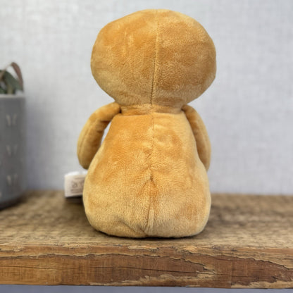 Bunnies By The Bay - Christmas Gingerbread Man Beanie Plush Toy New Without Tags