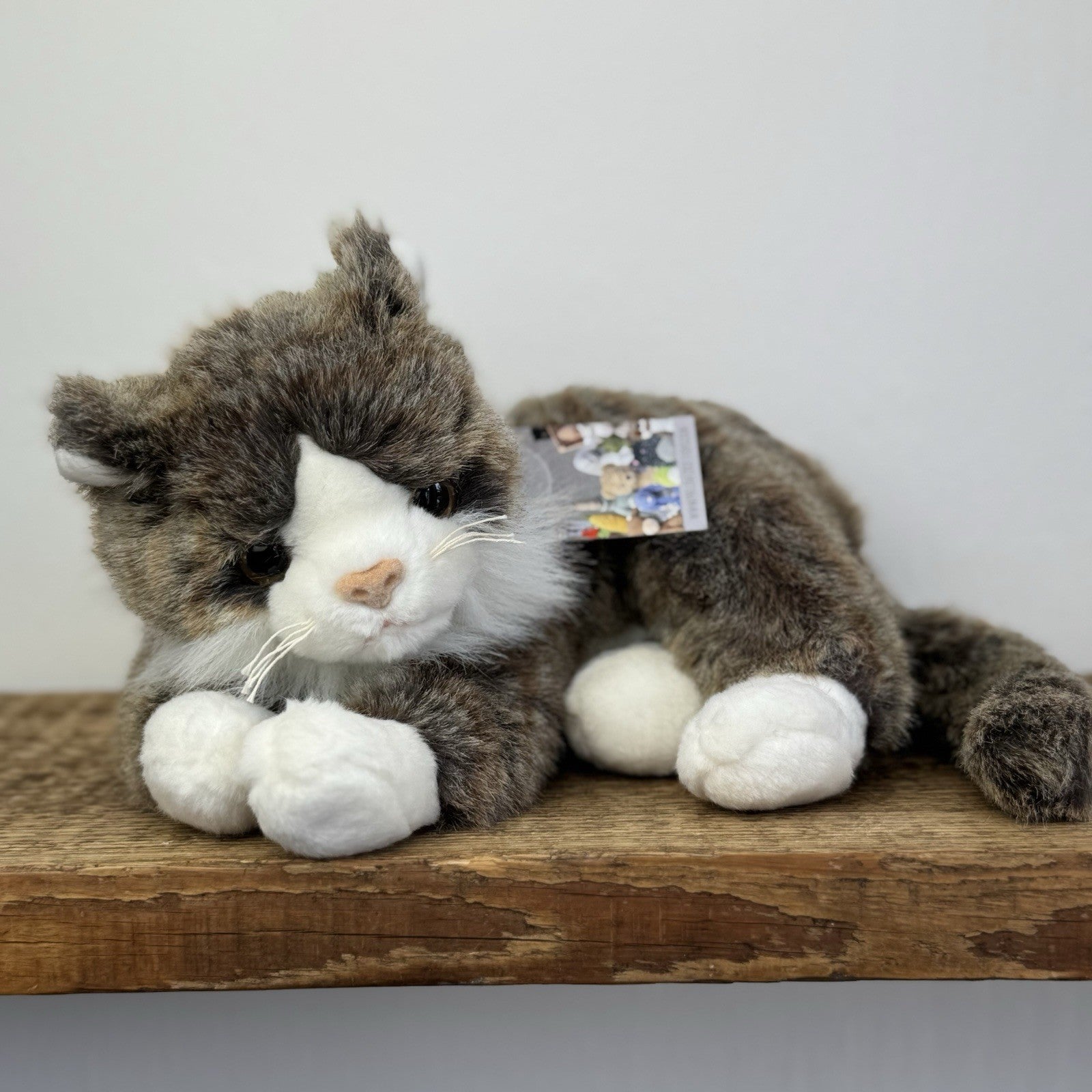 TY Classic Cat - O‘’malley The Cat Tortoise Brown/grey Mix Beanie Kitten Rare
