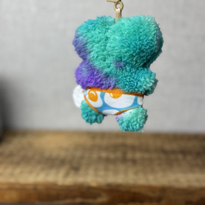 Fuggler Keychain - Funny Ugly Monster Keyring Gaptooth Mcgoo Blue Mini 5"