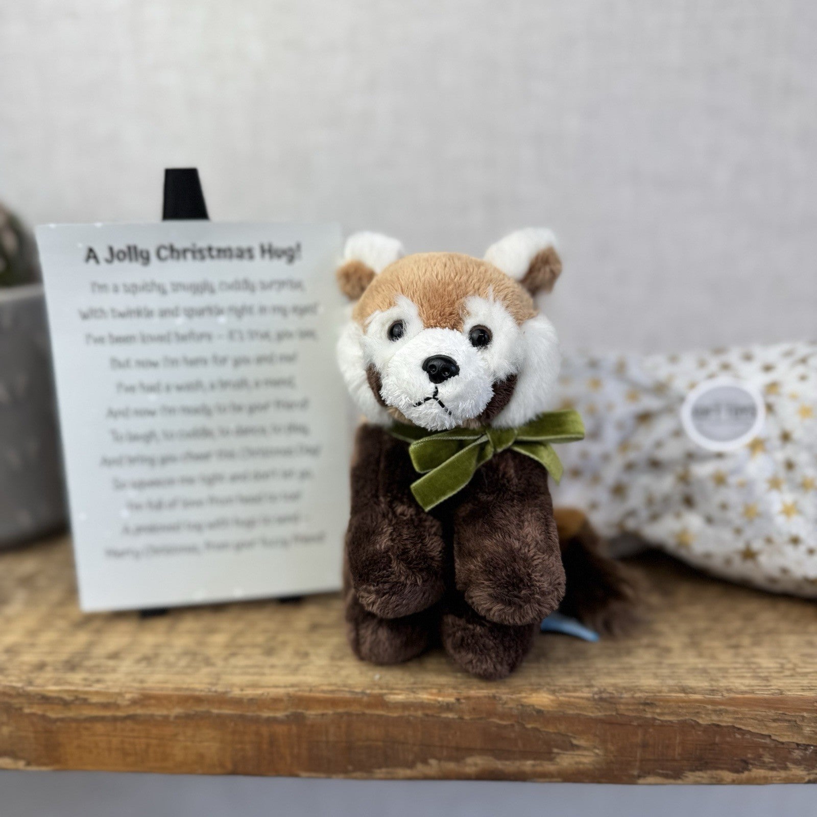 Ravensden Red Panda Beanie Wild  - Christmas Gift Soft Toy Wrapped & Ready