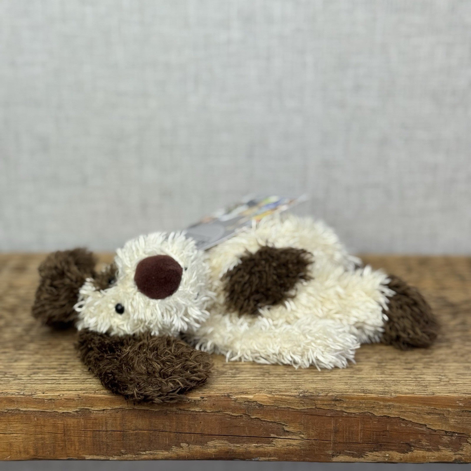 Jellycat Bunglie Tot Dylan Dog - Small Bunglie Puppy Beanie Vintage NWOT (#2)