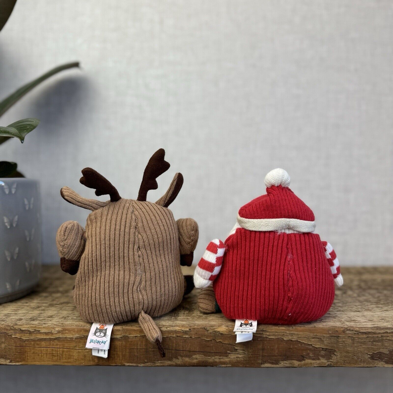 Jellycat Knitwits Christmas Beanies - Knitted Christmas Retired/Vintage Plush 5"