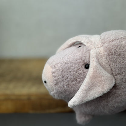 Jellycat Pig Pink Higgledy Piggledy Pig - Full Pink Rare Fluffy Pig 6"