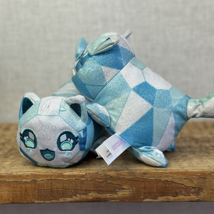 Aphmau MeeMeows- Celestial Mystery Diamond Cat Blue Light Blue Retired 5”