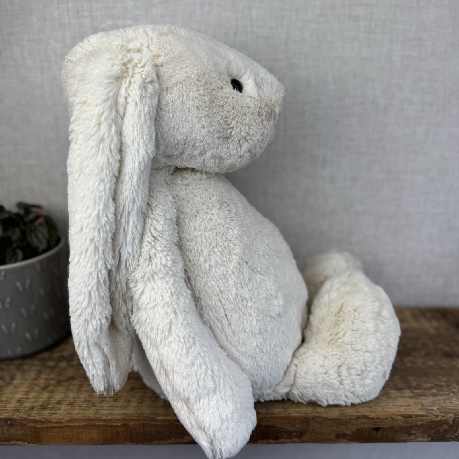 Jellycat Huge Bashful Cream Bunny - Large Off White Bunny - Big Rabbit Toy 50cm