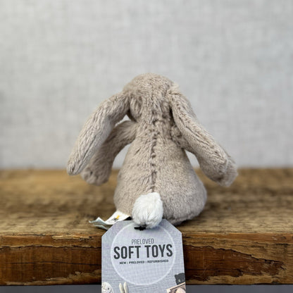 Jellycat Tiny Bashful Beige Bunny - Older Style Fabric Tag Miniature Rabbit 5"