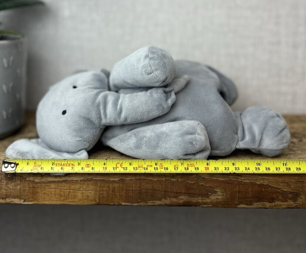 Jellycat Dozydou Elephant - Floppy Grey Elephant Beanie Retired Rare Medium 12"