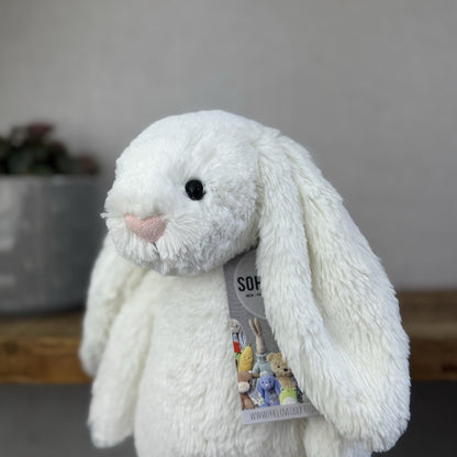 Jellycat The Little White Company White Bashful Bunny White Bunny Retired 12"