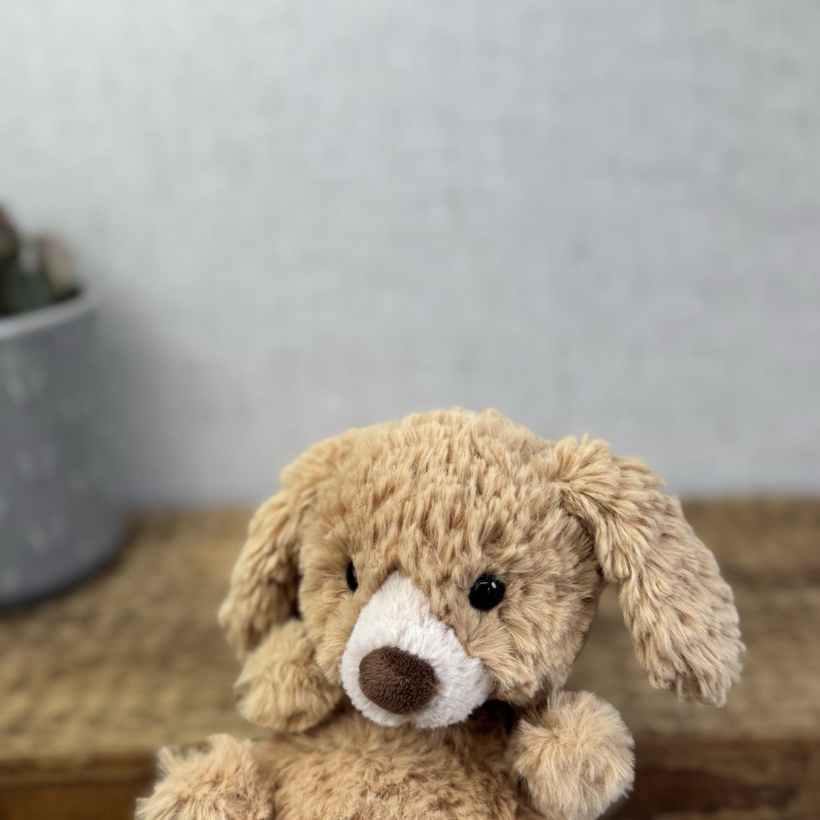 Jellycat Yummy Puppy - Beige/brown Yummy Puppy Small Textured Dog Puppy 6"
