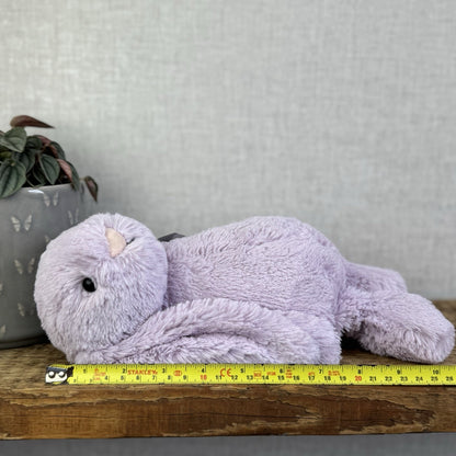 Jellycat Medium Bashful Hyacinth Bunny -  Lilac Purple Bunny Rabbit 12”