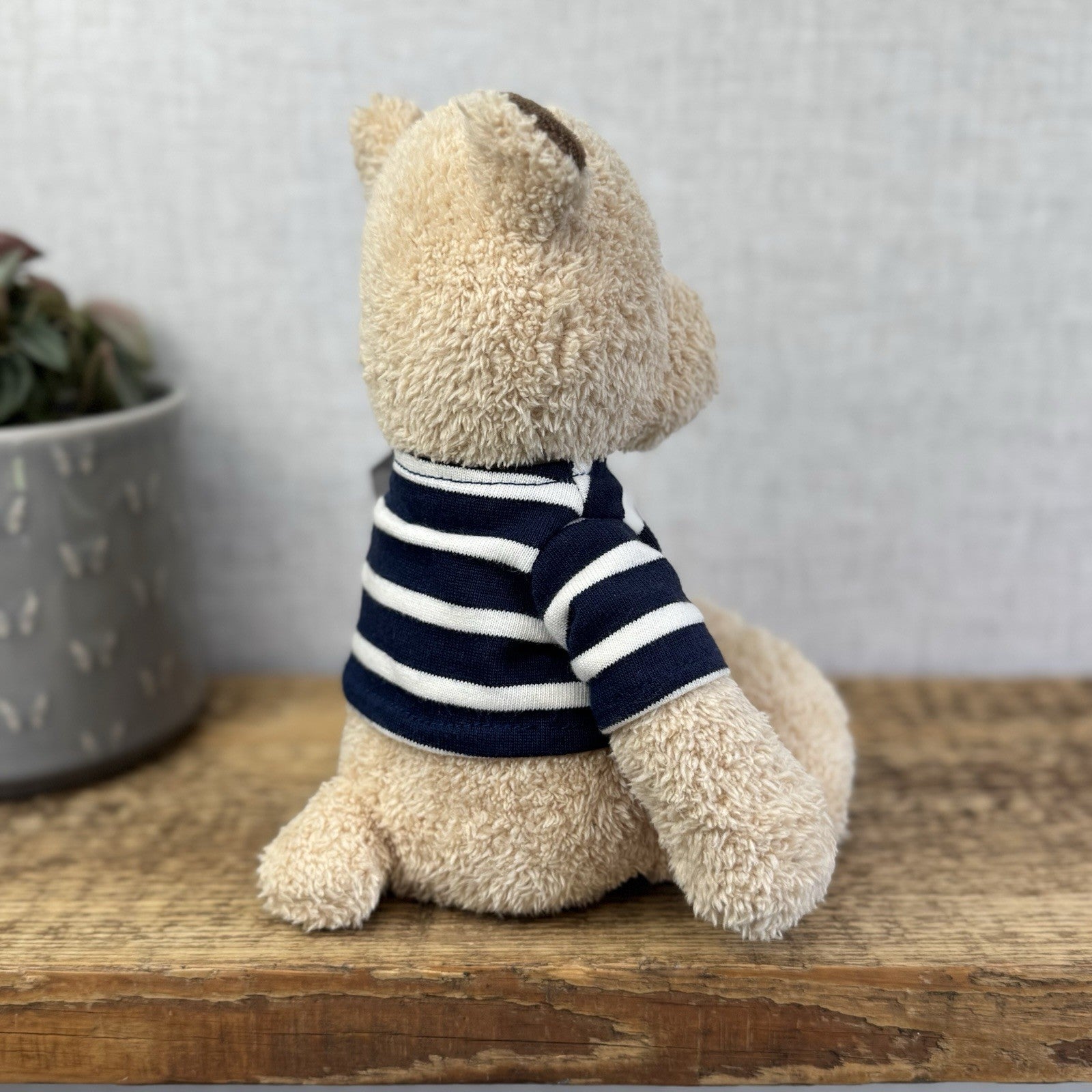 Jellycat Breton Bear - Little Jellycat Textured Bear Navy Striped Jumper NWOT