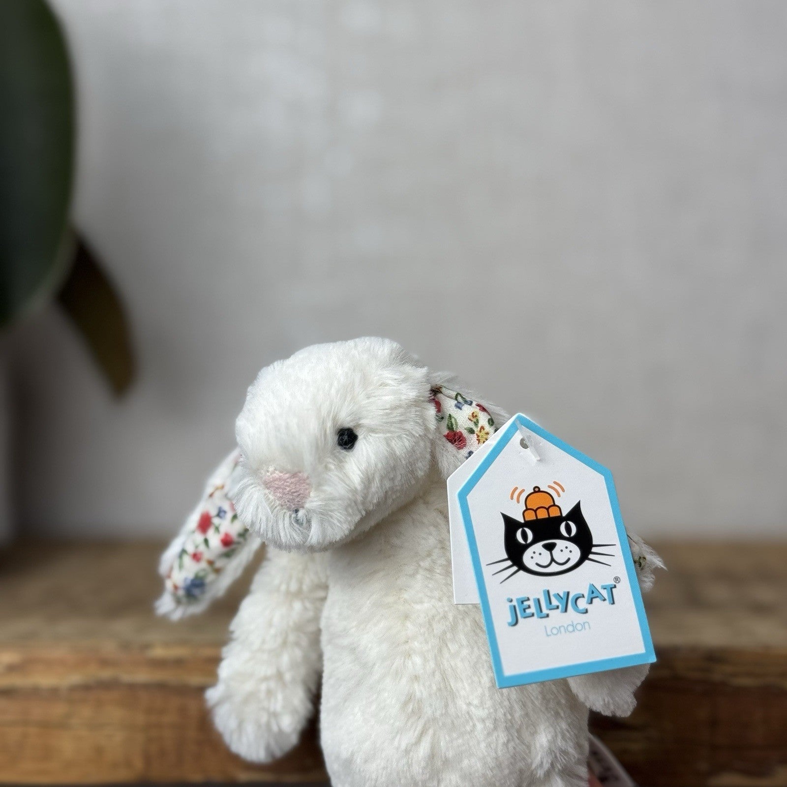 Jellycat Baby Cream Blossom Bashful Bunny - Baby Cream Rabbit New With Tags 5”