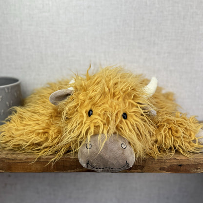 Jellycat Medium Special Truffles Highlands Cow -New With Tags 14”