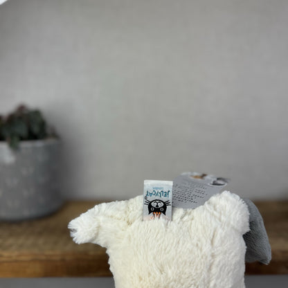 Jellycat Medium Bashful Cockatoo - White Medium Bird Rare Retired Beanbag Plush