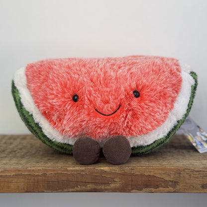Jellycat Amuseable Watermelon - Retired First Release Medium Melon 10"