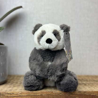 Jellycat Small Harry Panda Cub - Super Soft Panda Beanie Plush 8” Rare