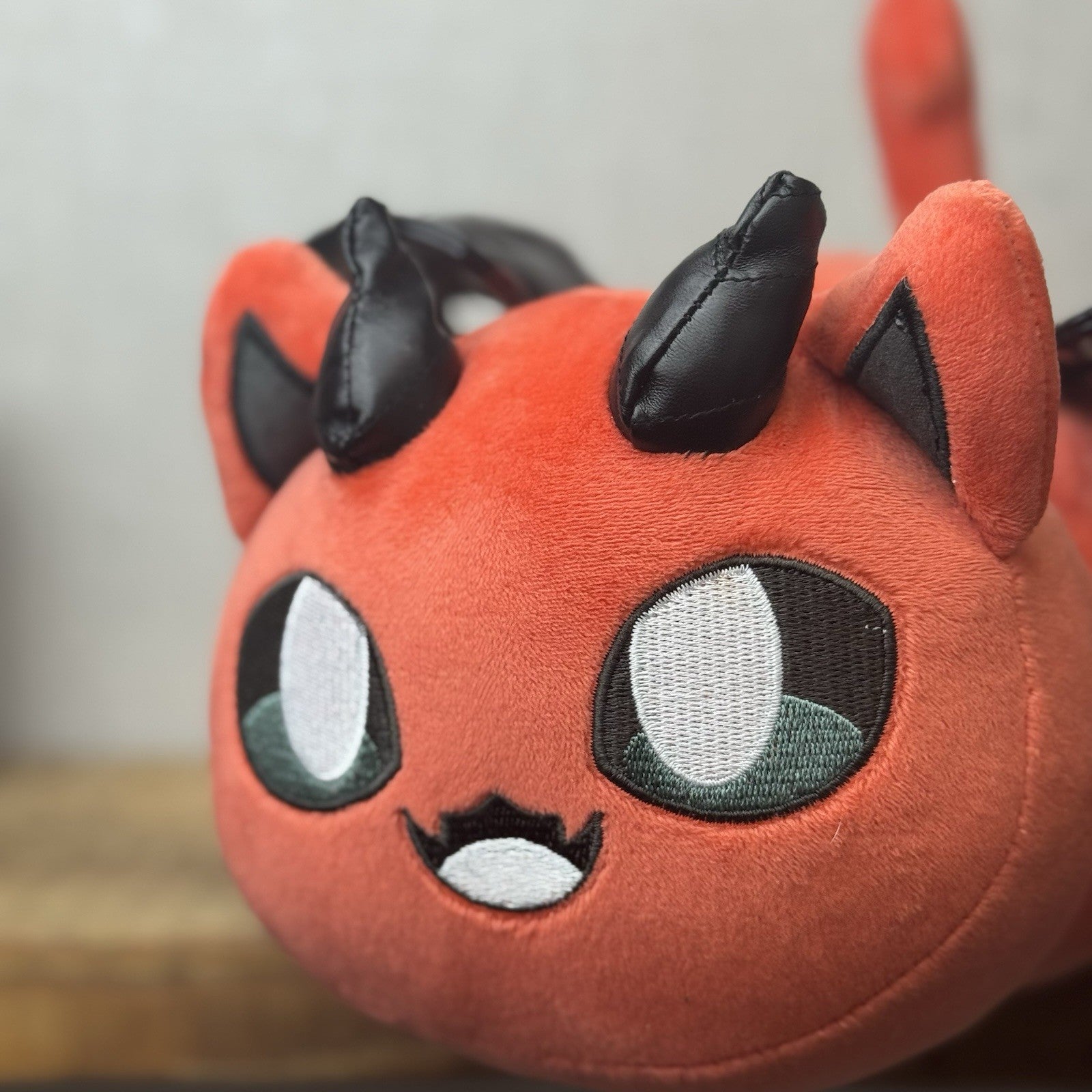 Aphmau Meemeow Demon Cat Plush - Large Red Devil Cat Collectible BNWOT