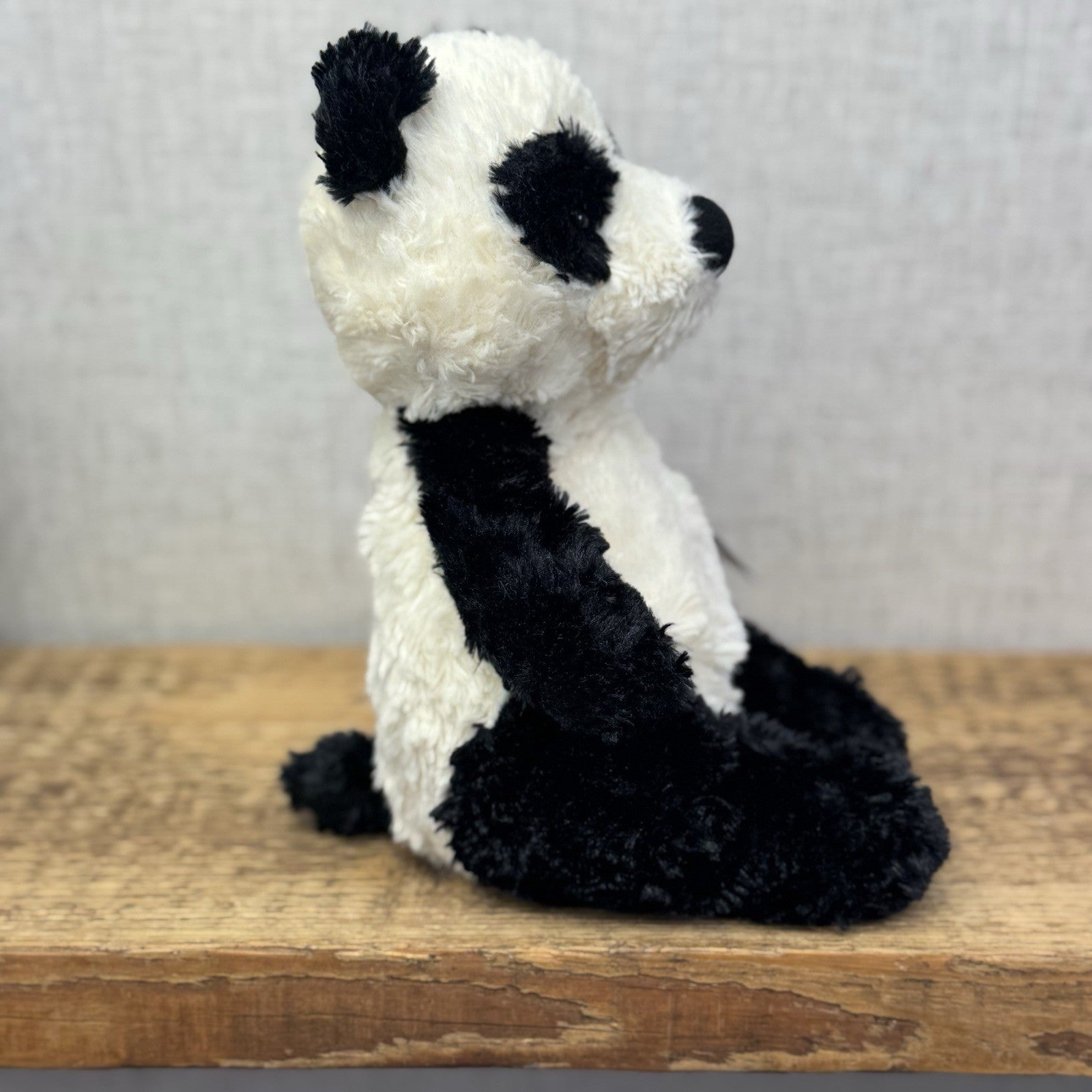 Jellycat Small Bartlesham Panda Teddy Small Size Vintage Collectible Beanie 11”