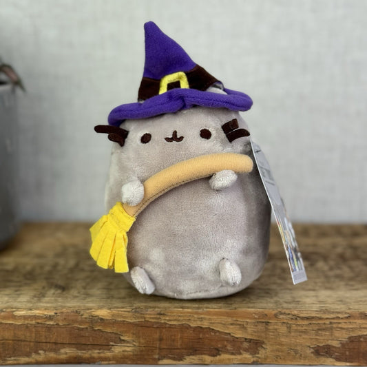 Gund Pusheen Cat - Halloween Witch Plush Toy Mini Witch Cat Plush NWOT 5"